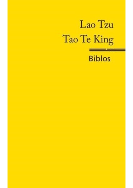 Tao Te King