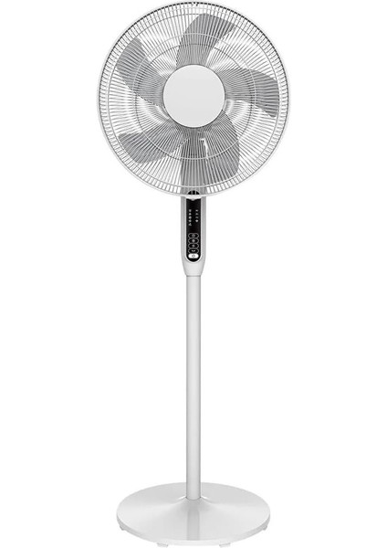 40 cm Ayaklı Vantilatör, 3 Hız Kademeli, 7 Saat Zamanlayıcılı, Uzaktan Kumandalı, Beyaz
