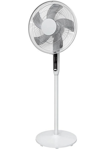 40 cm Ayaklı Vantilatör, 3 Hız Kademeli, 7 Saat Zamanlayıcılı, Uzaktan Kumandalı, Beyaz