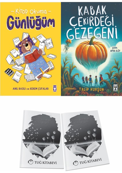 Kitap Okuma Günlüğüm ve Kabak Çekirdeği Gezegeni + Hediyeli