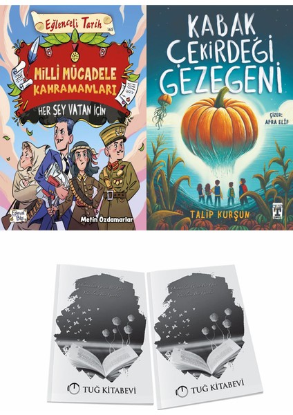 Milli Mücadele Kahramanları Her Şey Vatan Için ve Kabak Çekirdeği Gezegeni + Hediyeli