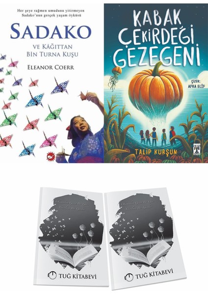 Sadako ve Kağıttan Bir Turna Kuşu ve Kabak Çekirdeği Gezegeni + Hediyeli