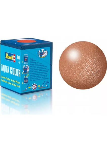 Revell 93 - Aqua Color Copper - Metallic Boya- 18 ml