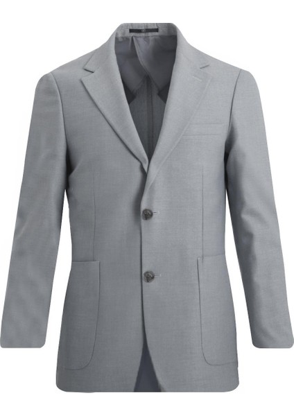 Gri Comfort Fit 6 Drop Ceket