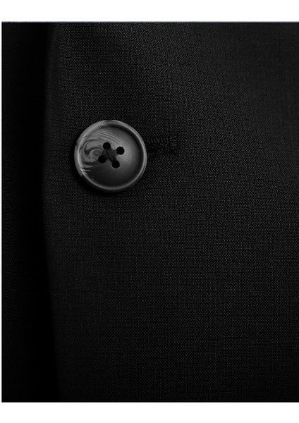 Siyah Comfort Fit 6 Drop Ceket modelleri