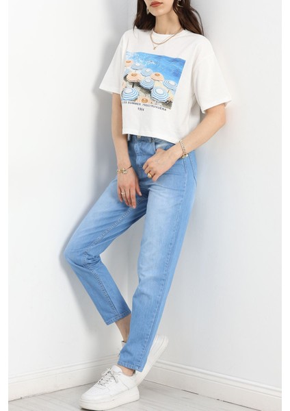 Boyfriend Kot Pantolon Buzmavi