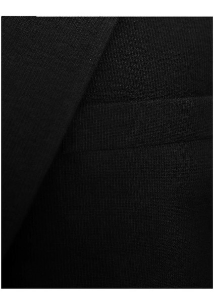 Siyah Comfort Fit 6 Drop Ceket modelleri