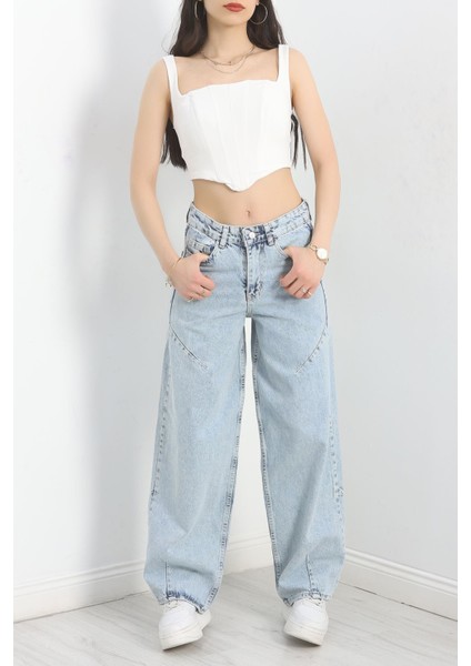 Baggy Jean Kot Pantolon Buzmavi2