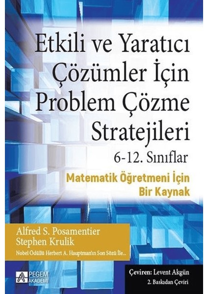 Etkili ve Yaratıcı Çözümler Için Problem Çözme Stratejileri (6-12. Sınıflar)