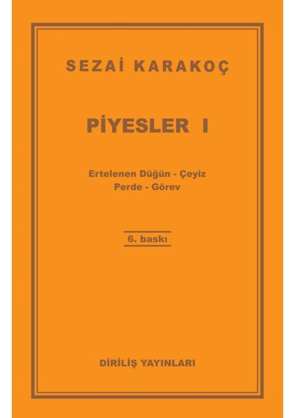 Piyesler 1