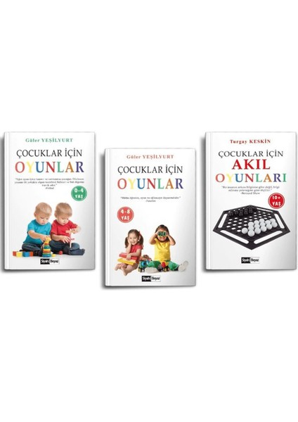 Çocuklar Için Oyunlar (3 Kitap Takım)