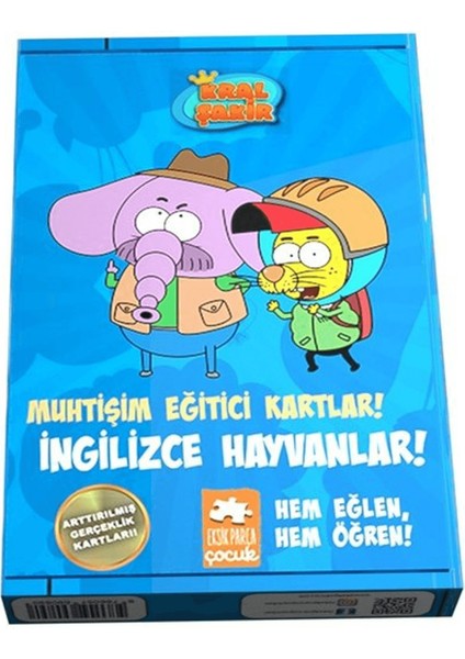 Muhtişim Eğitici Kartlar! - Ingilizce Hayvanlar!