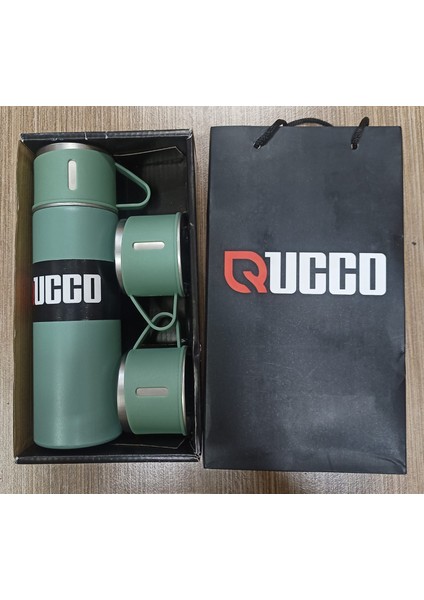 Qucco 3 Bardaklı Termos