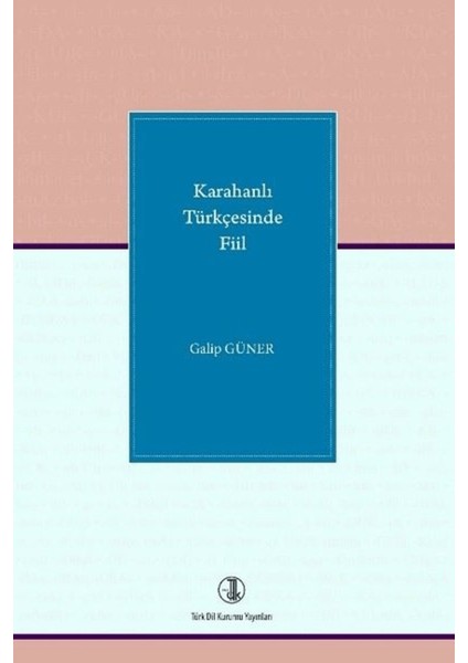 Karahanlı Türkçesinde Fiil