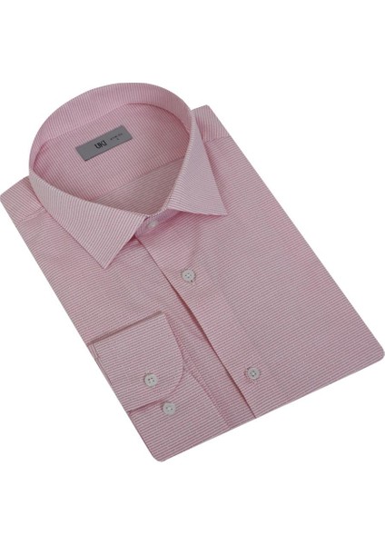 Pembe Slim Fit Uzun Kol Gömlek fiyatları