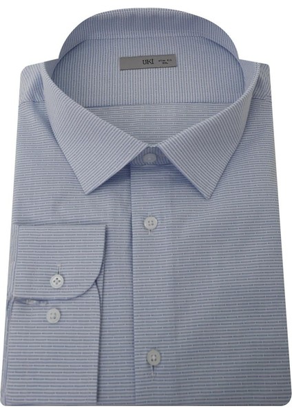 Mavi Slim Fit Uzun Kol Gömlek