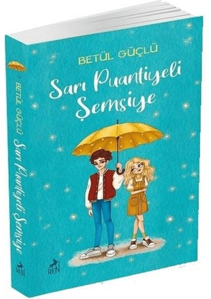Sarı Puantiyeli Şemsiye
