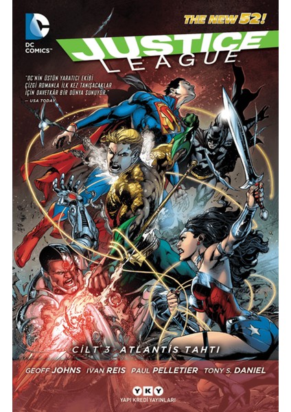 Justice League Cilt 3 - Atlantis Tahtı