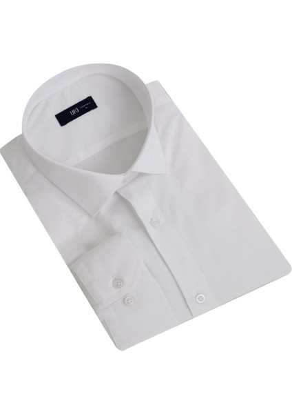 Beyaz Comfort Fit Uzun Kol Gömlek fiyatları