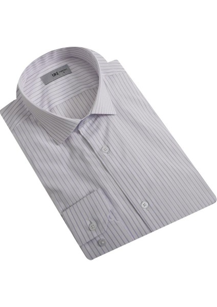 Lila Comfort Fit Uzun Kol Gömlek fiyatları