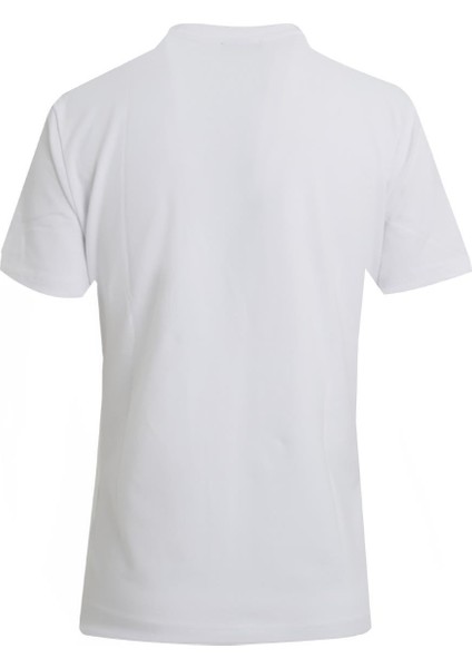 Beyaz Comfort Fit V Yaka Basic T-Shirt fiyatları