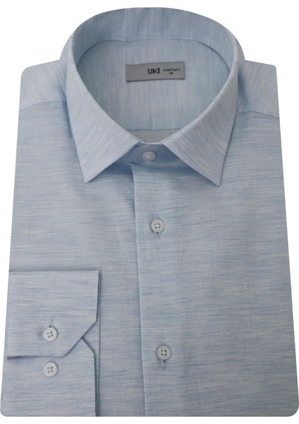 Mavi Comfort Fit Uzun Kol Gömlek