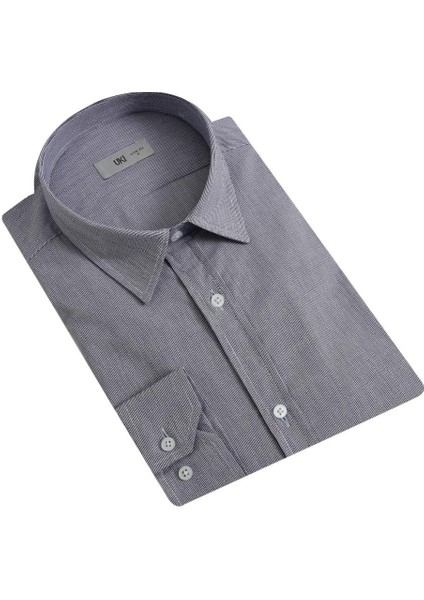 Lacivert Slim Fit Uzun Kol Gömlek fiyatları