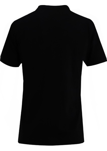 Siyah Comfort Fit Bisiklet Yaka Basic T-Shirt fiyatları