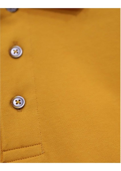 Hardal Comfort Fit Polo Yaka Pike T-Shirt modelleri