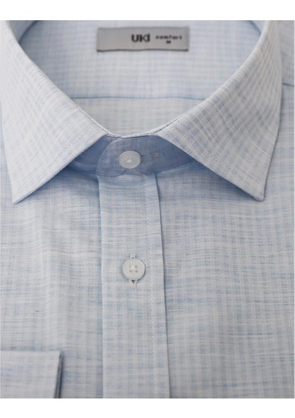 Mavi Oxfort, Uzun Kol, Yaka Düğmeli Gömlek modelleri