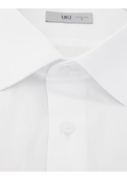 Beyaz Slim Fit Uzun Kol Gömlek modelleri