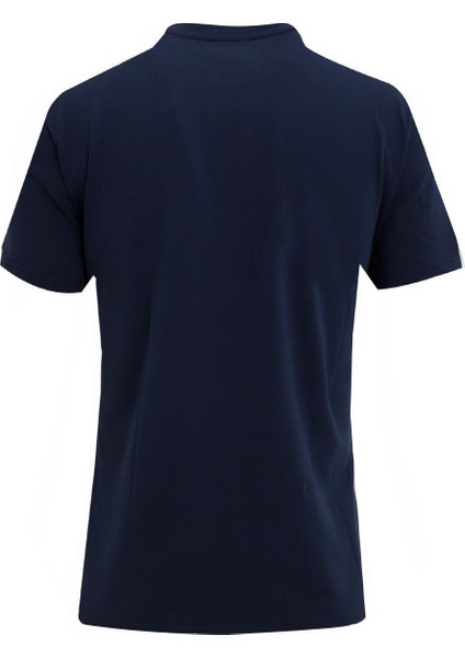 Lacivert Comfort Fit Bisiklet Yaka Basic T-Shirt fiyatları