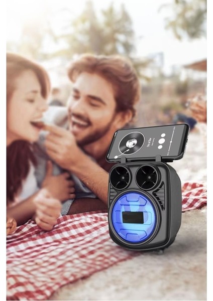D32 Kablosuz Taşınabilir Telefon Tutacaklı Şarj Edilebilir Bluetooth Hoparlör Usb-Tf Speaker modelleri