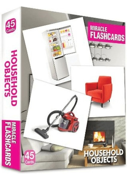 Miracle Flashcards - Household Objects Box 45 Cards