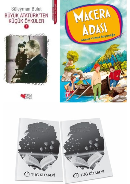 Büyük Atatürk'ten Küçük Öyküler 1 ve Macera Adası + Hediyeli