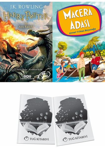Harry Potter ve Ateş Kadehi ve Macera Adası + Hediyeli