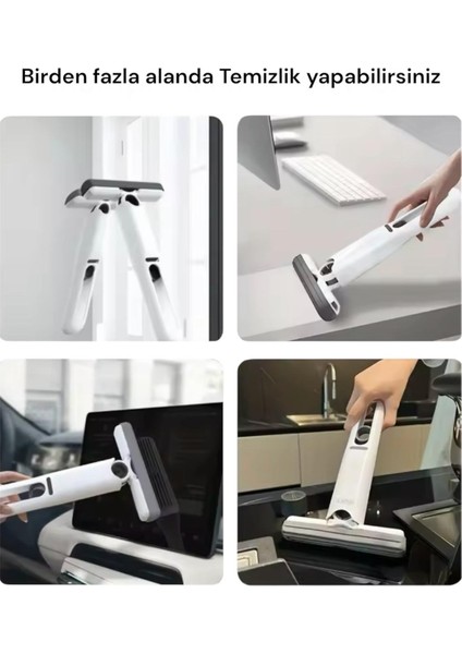 Taşınabilir Mini Mop Kendinden Sıkmalı Mini Temizlik Paspası Mutfak Araba Banyo Camlarda Kullanım fiyatları