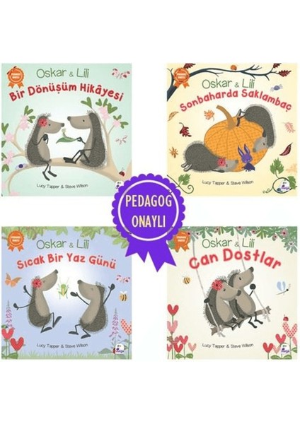Pedagog Onaylı Hikayeler Set 3 – 4 Kitap