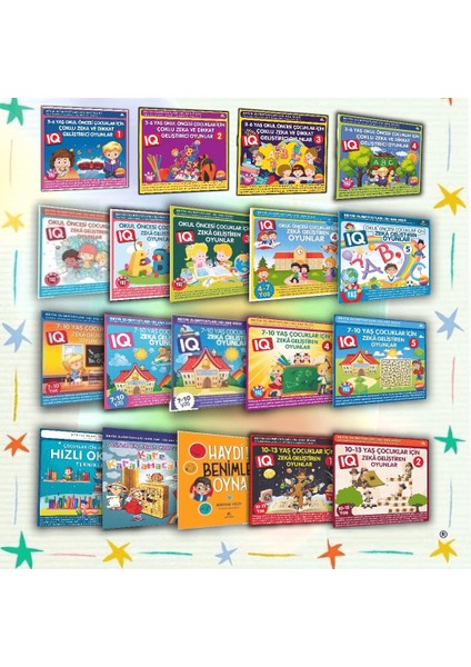 Çocuklar Için Çoklu Zeka Oyunları (19 Kitap)