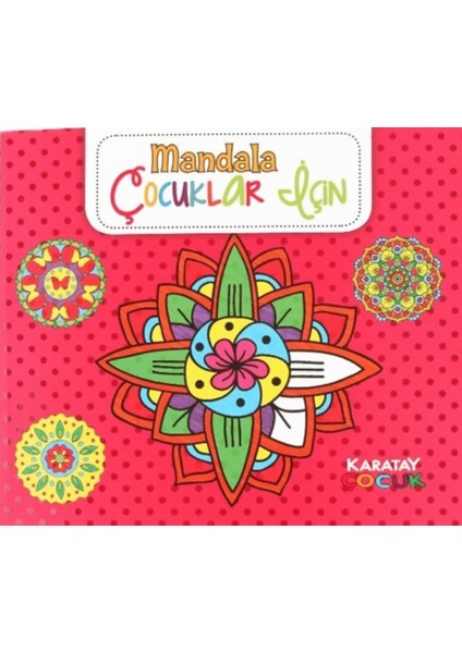 Çocuklar Için Mandala Pembe
