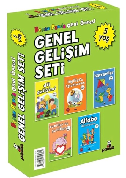 Okul Öncesi 5 Yaş Genel Gelişim Seti (5 Kitap)