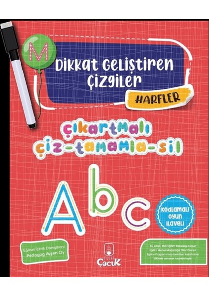 Harfler - Dikkat Geliştiren Çizgiler