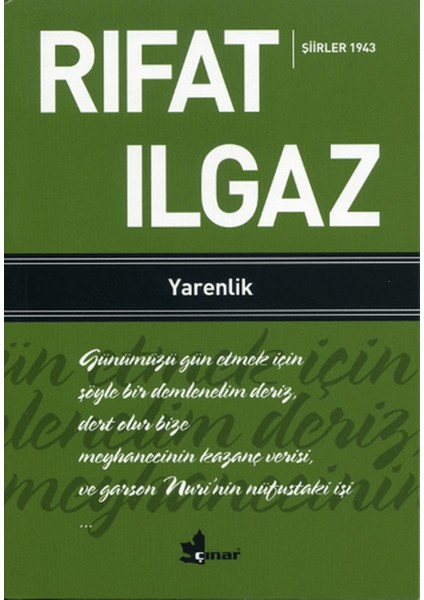 Yarenlik - Şiirler 1943