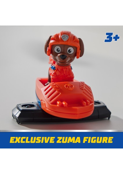 Paw Patrol: Action Pups Zuma Aksiyon Figürü ve Katlanabilir Kanatlı Hoverboard Uçak Oyuncağı -5 cm fırsatları