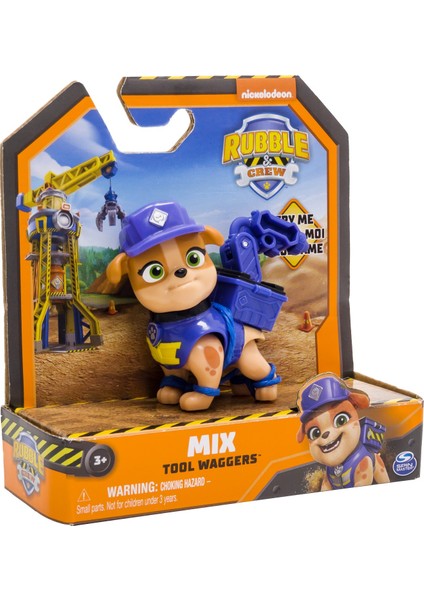 Paw Patrol Rubble Mix Tool Waggers Crew Figür modelleri