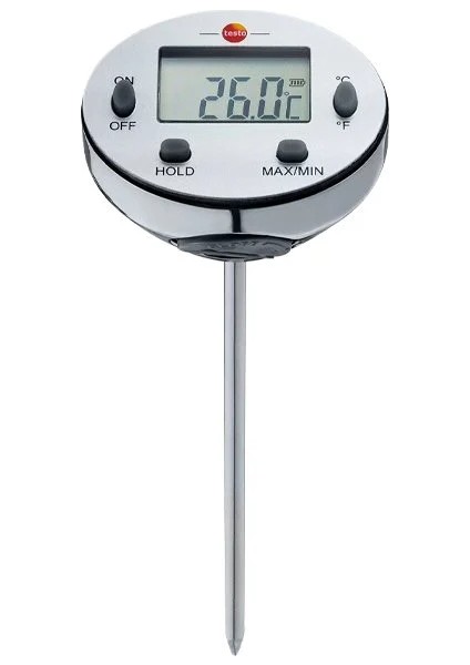 Testo 0560-1113 Su Geçirmez Paslanmaz Mini Termometre