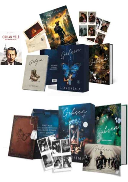 Gökçen 3 ve Gökçen 4 Loresima Seti 2 Kitap Kutulu Özel Set
