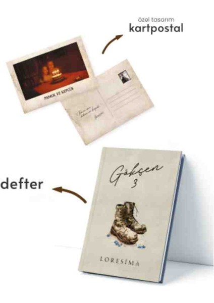 Gökçen 3 ve Gökçen 4 Loresima Seti 2 Kitap Kutulu Özel Set