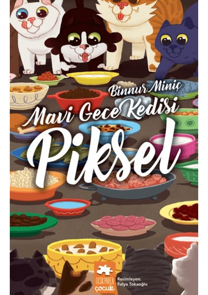 Mavi Gece Kedisi Piksel (Yeni Baskı)
