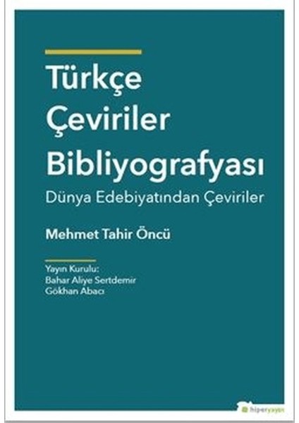 Türkçe Çeviriler Bibliyografisi